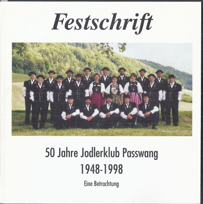 <p>Festschrift 50 Jahre Jodlerklub Passwang 1948-1998 ,  Büchlein Top Zustand,</p>